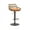 Orange, variant on 360°Swivel Bar Stools, Adjustable Height Bar Stools with Open Rattan Back and Black Footrest, Barstools, Vintage Sturdy Frame Chairs for Kitchen Island, Home Bar(Green,Set of 2)