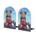 thumbnail image 2 of Picia Elephant Sits Pattern Wood Bookends for Shelves,Non-slip Bookends, Heavy Duty Wooden Bookend Support,1 Pair, 2 of 8
