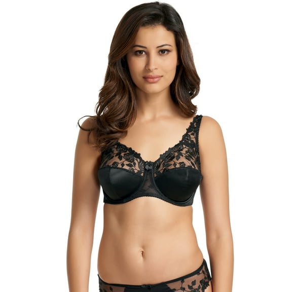 Fantasie Belle Women`s Underwire Full Cup Bra, Fan-FL6001, 38JJ, Black