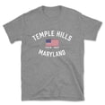 thumbnail image 1 of Temple Hills Maryland Patriot Men's Cotton T-Shirt, 1 of 1