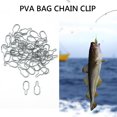 thumbnail image 1 of Clip De Enlace De Bolsa 50 Uds. Clip de enlace de bolsa de PVA, alimentador de método grueso de malla de PVA, accesorios de pesca de carpa, 1 of 7