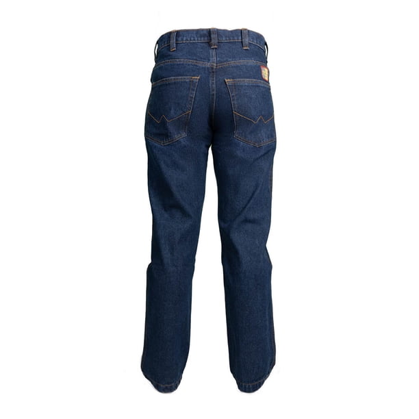 Fire Resistant Work Jeans - Relaxed Fit, 100% Cotton Denim, FR 