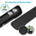 thumbnail image 3 of NPET WR10 Keyboard Wrist Rest, Mouse Wrist Cushion Support, Memory Foam, Anti-Slip Rubber Base, Comfortable Typing, Enlarge Wrist Pad for Office, Game, 3 of 9