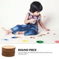 thumbnail image 5 of COMPUKAS 20PCS Unfinished Round Wooden Pieces for Painting and Crafts, Perfect Gift for Loved, 5 of 6