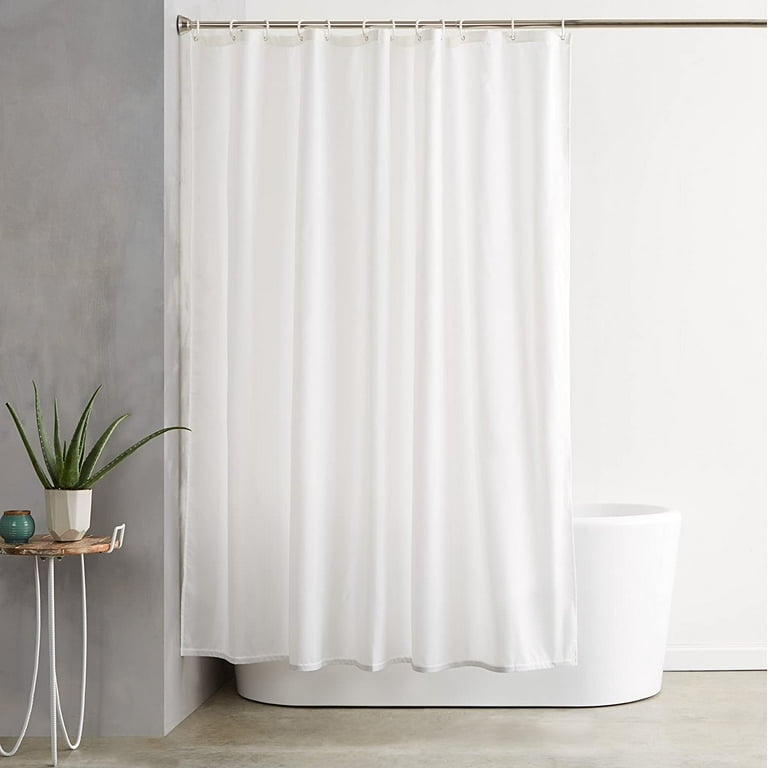 180 X 180 Cm - Beige/cream Fabric Shower Curtain, Textured Heavy Duty  Polyester Fabric Shower Curtain Set With 12 Plastic Hooks, Luxury  Waterproof Dec