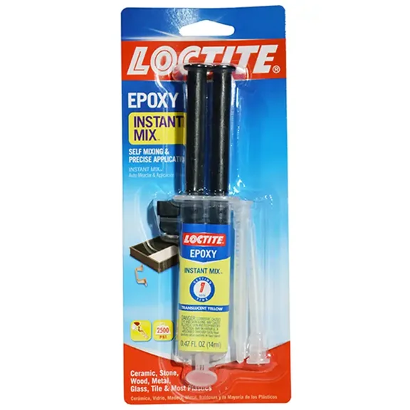 Loctite Epoxy 1 Minute Instant Mix, 0.47 fl oz Instant Mix Syringe