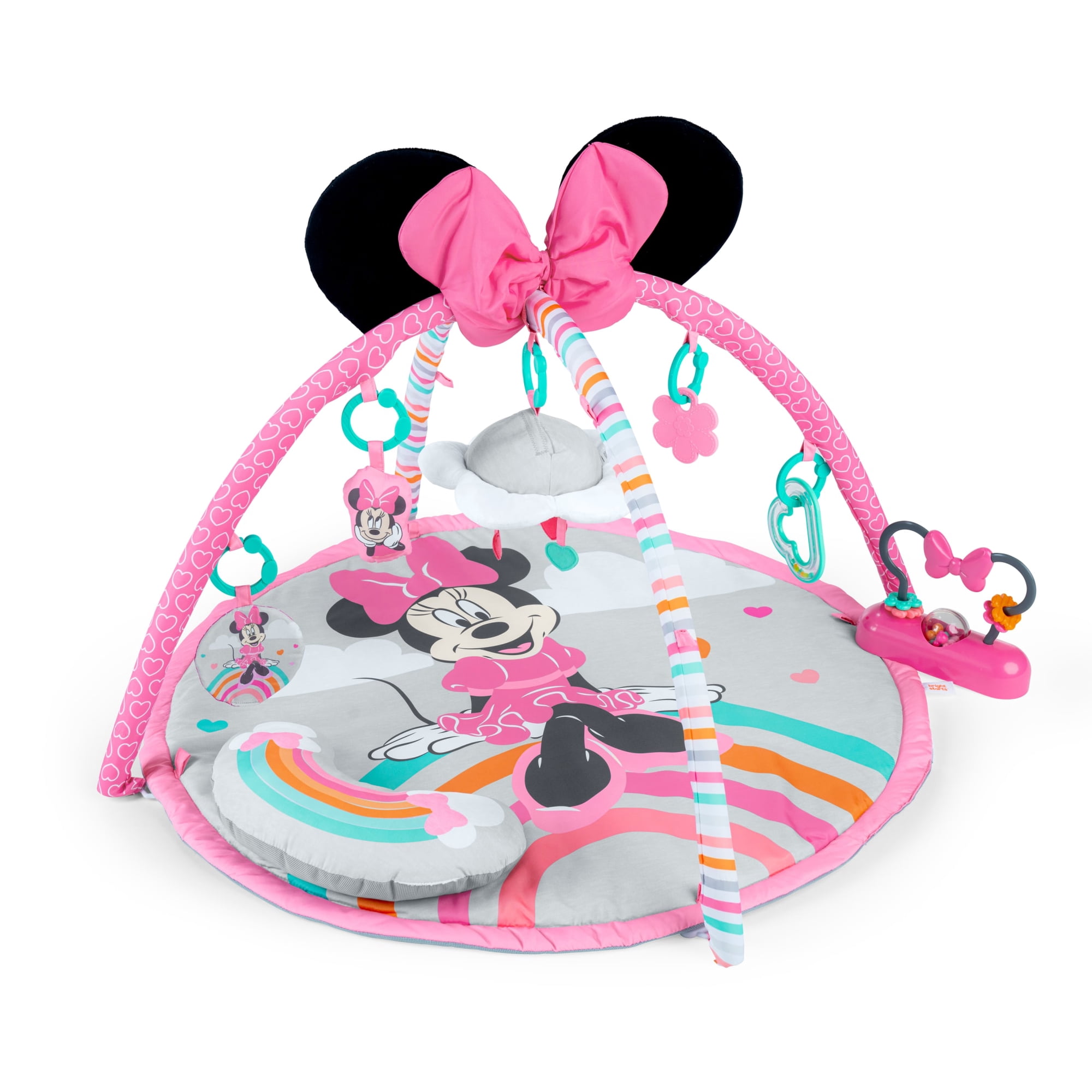 Bright Starts Disney Baby MINNIE MOUSE Forever Besties Activity Gym, Pink, Newborn+