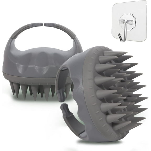 WIGI Hair Scalp Massager with Gift Set, Scalp Scrubber for Hair Growth & Dandruff Removal, Shampoo Brush with Soft Silicone Bristles