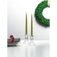 thumbnail image 4 of Root Candles Unscented Smooth Hand-Dipped 9-Inch Taper Candle, Dark Green, 4 of 9