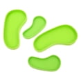 thumbnail image 3 of Miangastore Bearded Dragon Feeding Bowl Green Plastic 4Pcs 5.9X3.0X0.6In, 3 of 9