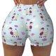 thumbnail image 2 of Balery Poodle Dog Pantalones cortos de entrenamiento estampados para mujer, sin costuras, ajustados, para gimnasio, yoga, correr, deportes, ejercicio activo, fitness.-Large, 2 of 8