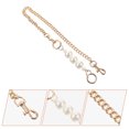 thumbnail image 4 of EeaseCA Handbag Replacement Pearl Design Chain DIY Bag Metal Chain Bag Making Supply, 4 of 8