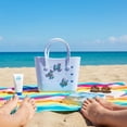 thumbnail image 3 of Disney Stitch Mini Rubber Tote Bag for Women  Molded Silicone Jelly Mini Tote with Charms  Blue Beach Bag, Pool Bag, Travel Tote  Lilo and Stitch Accessories Ages 3+, 3 of 6