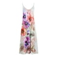 thumbnail image 3 of Aofany Women's Sleeveless Suspenders Dresses Fashion Printing Camis Dress Summer Casual Vacation Dress on Clearance, 3 of 4