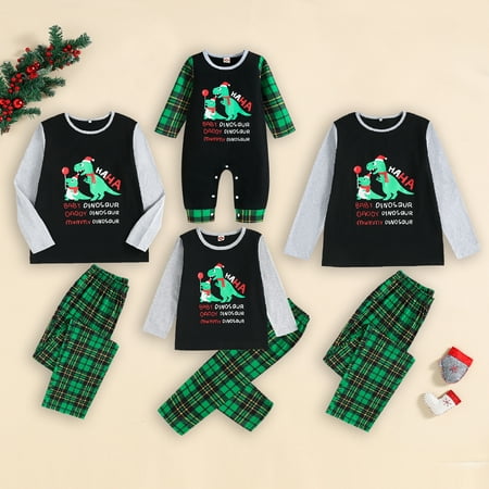 

QILINXUAN Family Christmas Pjs Matching Sets Soft Couple Christams Pajamas Matching Set Sleepwear Xmas Homewear Christmas Outfits