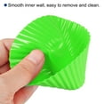 thumbnail image 6 of Uxcell Silicone Wax Melt Warmer Liner for Candle Fragrance Melter Green, 25 Pack, 6 of 6