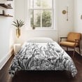 thumbnail image 4 of Wildflower Leaf Large Tapestry for Bedroom Wall Hanging Tapestry,Grey Floral Botanical White Watercolor Ceiling Backdrop Tapestries Poster Blanket Wall Decor for Teens Room Living Room 100" x 59", 4 of 8
