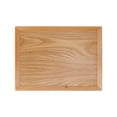 thumbnail image 1 of Bandeja rectangular de madera multifuncional para servir frutas, comida, pizza y reuniones al aire libre, 40 x 30,5 cm, 1 of 14