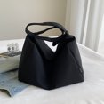 thumbnail image 2 of Bolso de hombro para mujer Bolso bandolera de lona de gran capacidad Bolsas diarios (Negro), 2 of 7