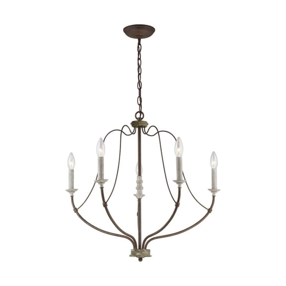 Open Box 3000405-748-Generation Lighting-Sea Gull Lighting-Nadia-5 Light Chandelier -Traditional Installation