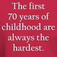 thumbnail image 3 of CafePress - The First 70 Years Of Childhood T Shirt - Men's Classic Graphic Cotton T-Shirt, 3 of 4