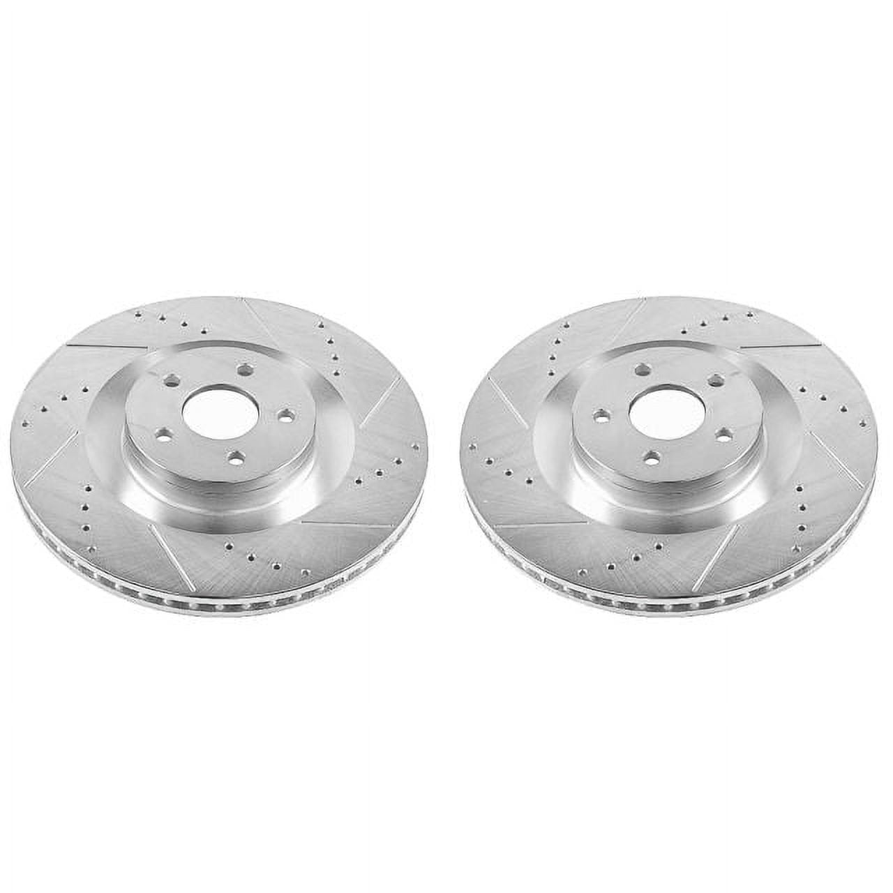 Power Stop AR85180XPR Evolution Drilled & Slotted Rotors -Front