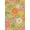 Green, Pattern 1, variant on ODIKA 8'x10' Green Vibrant Spring Floral and Rainbow Washable Area Rug Cheerful 60s Inspired Design with Nature Patterns for King Size Bedroom Under Bed, Master Suite, Non-Shedding, Easy Care