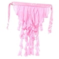 thumbnail image 2 of Pañuelo de cadera para danza del vientre para mujer, cómodo cinturón de cadera con borlas para actuaciones en el escenario. Rosa, 2 of 9