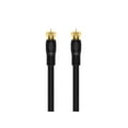 thumbnail image 3 of Monoprice Video Cable - 3 Feet - Black | RG6 Quad Shield CL2 Coaxial Cable with F Type Connector, 3 of 6