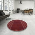 thumbnail image 4 of Ahgly Company Machine Washable Indoor Rectangle Contemporary Red Area Rugs, 8' x 10', 4 of 7