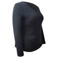 thumbnail image 3 of Playera George Talla 40 Cuello Redondo Lisa Negro, 3 of 4