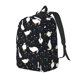 thumbnail image 1 of Balery Fashionable Goose Mochila Clásica Impresa Básica para Viaje, Mochila Escolar Resistente al Agua, Mochila de Lona con Correas Ajustables-Medium, 1 of 5