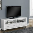 thumbnail image 2 of Monarch Hollow-Core TV Console in White with Drawers, 2 of 5
