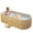 Yellow, variant on RICHYOUNG 59in Upgraded Foldable Bathtub for 2 People,Large Bath Tub for Hot Ice Bath,Yellow