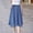 BU1, variant on Jean Skirts for Women Denim Loose Denim Skirt Plus Size Elastic Waist Student Class Midi Length Casual Daily Wear Denim Skirt BU1