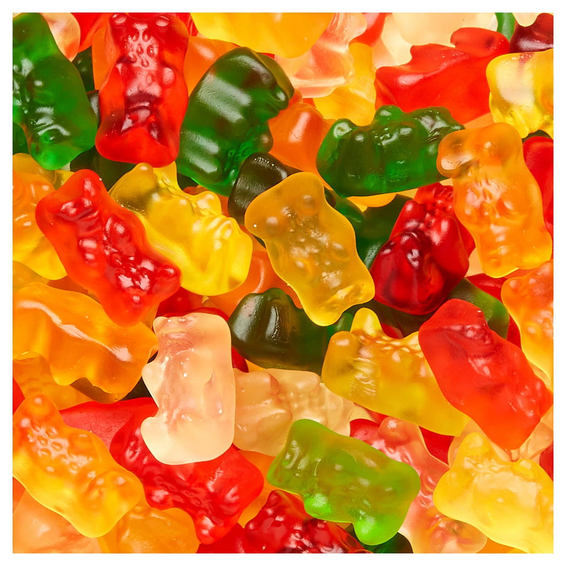 (2 pack) HARIBO Goldbears Gummy Bears Original Assorted Fruit Flavor Candy Gummies, Candy Tub, 22.8oz, 54ct Mini Gummy Pouches