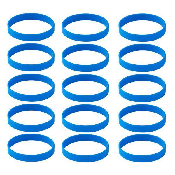 2x 15x s de Silicona Deportiva Brazalete Elástico Decoración para Adultos - , tal se describe Fernando Pulsera de silicona