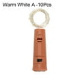 thumbnail image 1 of AAOMASSR 10Pcs/Set LED Creative Lipstick Shape Wine Bottle Light Christmas Style Beautiful ABS Wine Plug Light for Party, 1 of 8