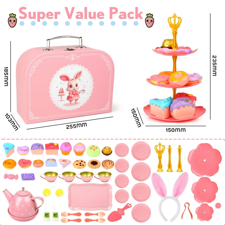 HopeRock Princess Toys for Girl Ages 3 4 5 6 Years, Cute Pink