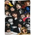 thumbnail image 3 of Blanket Finn Wolfhard Soft and Comfortable Wool Fleece Throw Blankets Gift for Home Decoration Sofa Office car Camping Yoga Travel Home Decoration Cozy Plush Beach, 3 of 6