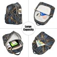 thumbnail image 5 of FORMRS Mini Backpack Purse for Women Travel Daypack Casual Shoulder Bag, Elegant Geometric Pattern, 5 of 7
