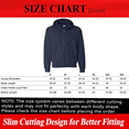 thumbnail image 2 of Hanes Men's EcoSmart Full-Zip Fleece Hoodie -WD18 ComfortSoft Hooded Sweatshirt (Navy, 3XL), 2 of 6