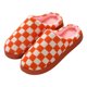 thumbnail image 1 of Peludas A Cuadros Zapatos para El Borrosas Checke No Deslizantes Hombres Mujeres Rojo, 1 of 9