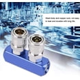 thumbnail image 1 of Conector de acoplamiento rápido neumático de 1 Uds., 12mm, montaje de vía de rosca hembra para conectar neumáticos y manguera de aire (2 vías) XianweiShao 8390613993007, 1 of 1