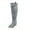 Gray, variant on Boots for Women,Stylish Ladies Knee High Boots with Heel for Women Comfortable Durable Footwear Ideal Daily Wear,Knee High Boots Women,Grey,5.5