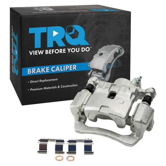 TRQ Rear Left Brake Caliper w/Bracket Drivers Side Compatible with 2009-2013 Subaru Forester 2008-2014 Impreza 2015-2019 WRX
