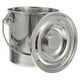 thumbnail image 3 of Stainless Steel Sealed Bucket for Storage Use Silver Color Practical Tea and Food Storage 1 Jar, 3 of 5