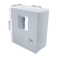 thumbnail image 2 of FENGGUIQU Caja De Distribución Eléctrica Impermeable Para Uso Exterior Con Ventilación Eficiente, 2 of 6