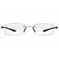 thumbnail image 3 of Reducblu Rimless Lightweight Reading Glasses for Women and Men,Frameless Rectangle Readers with Brown Arm +1.75, 3 of 4