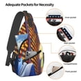 thumbnail image 3 of Lsque inside out 2 Pattern Cross Chest Bag Diagonally – Premium Durable Front Chest Sling with Adjustable Padded Strap, High-Capacity Storage, 3 of 8